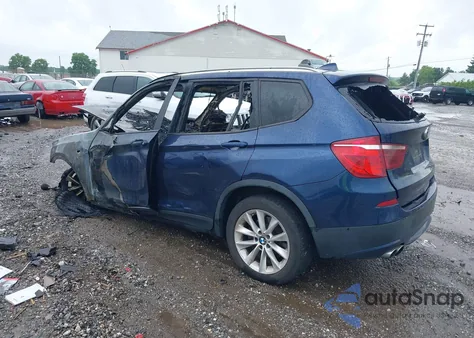 2014 BMW X3 xDrive28I z USA, uszkodzony, nr VIN 5UXWX9C55E0D17640